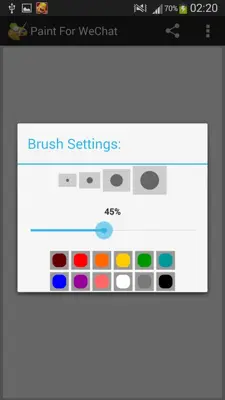 Paint For WeChat android App screenshot 2
